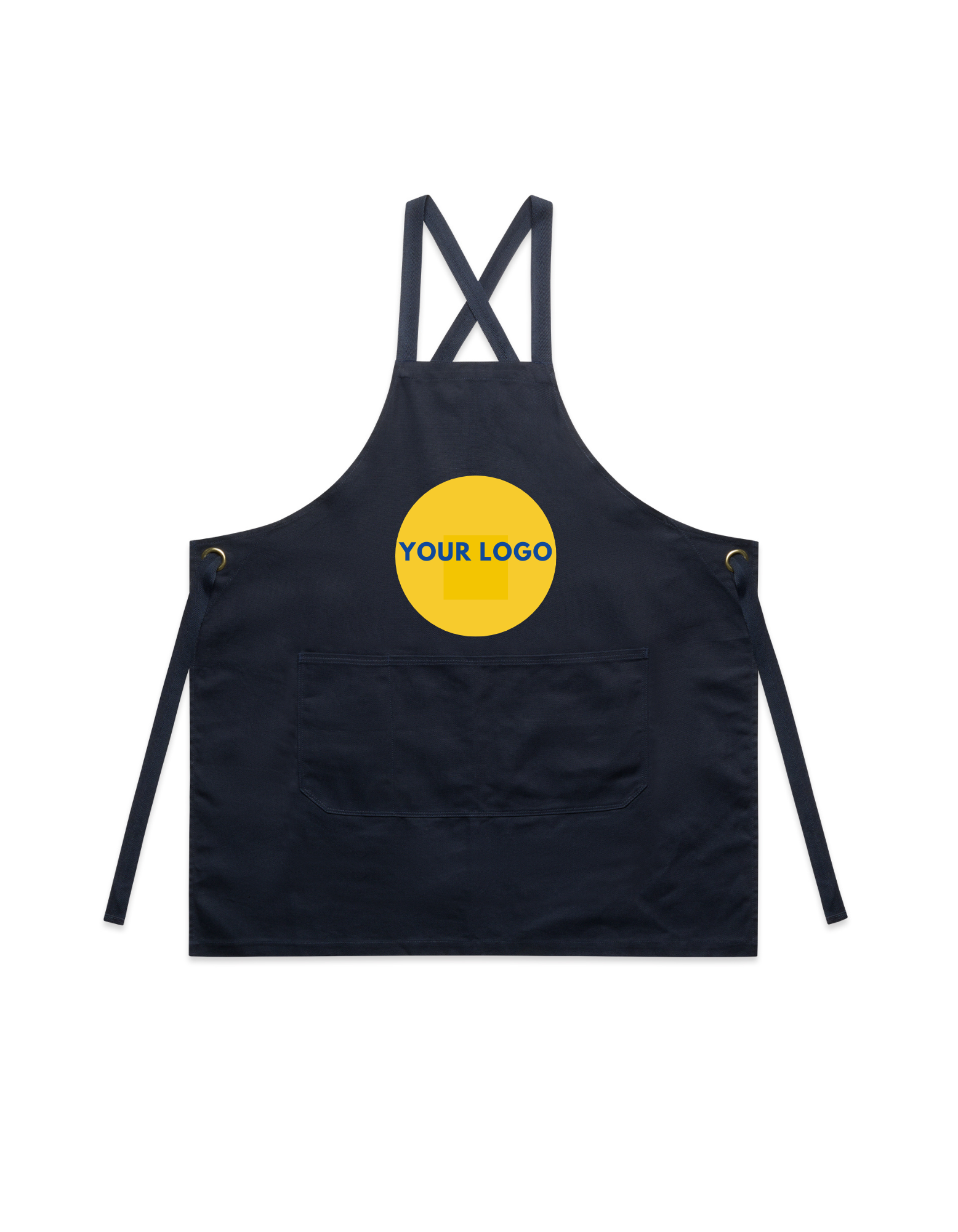 Custom Printed Cross-Back Work Apron