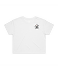 KODA JONES Australia Women's Signature Pocket Crop Top - White | Premium Coastal Streetwear