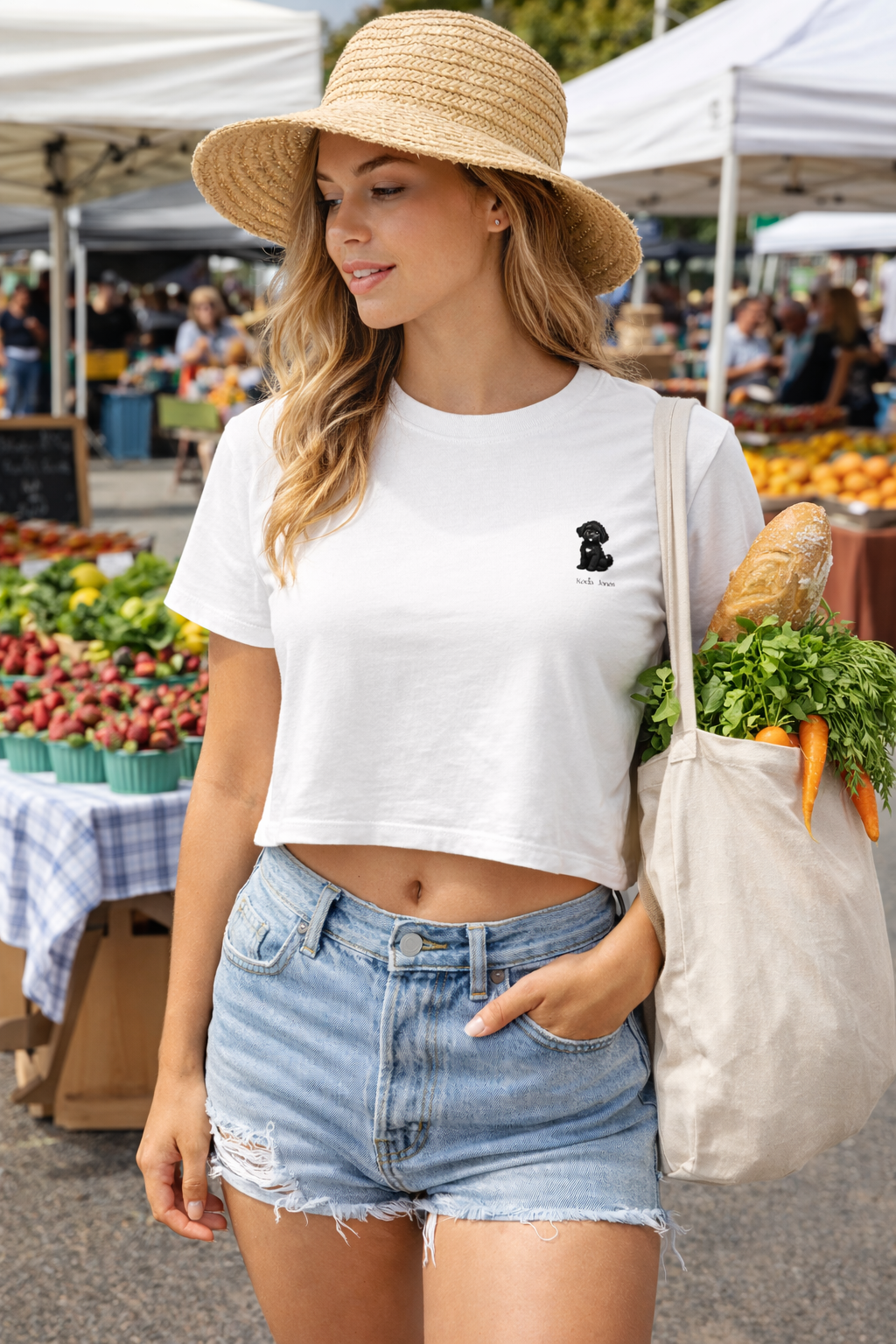 Koda Jones Casual Crop Tops