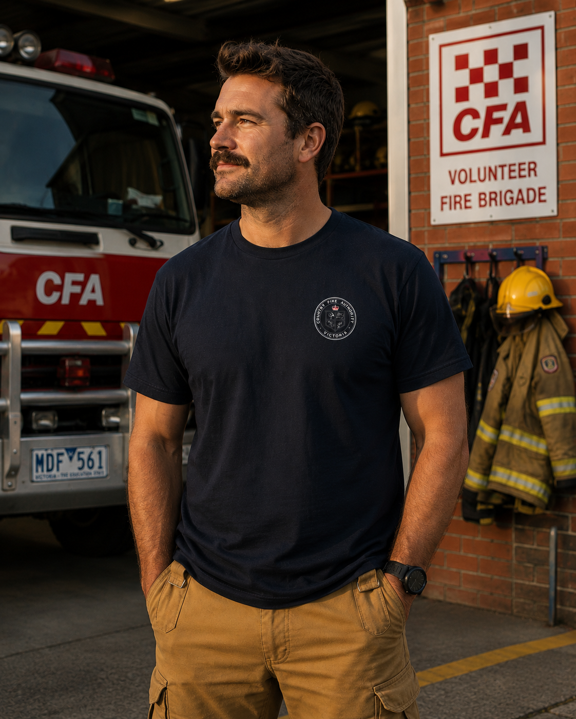 Men's Custom Printed CFA Inspired Tee - Free Shipping Australia Wide